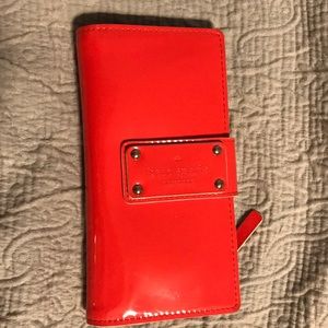 Coral Kate Spade wallet